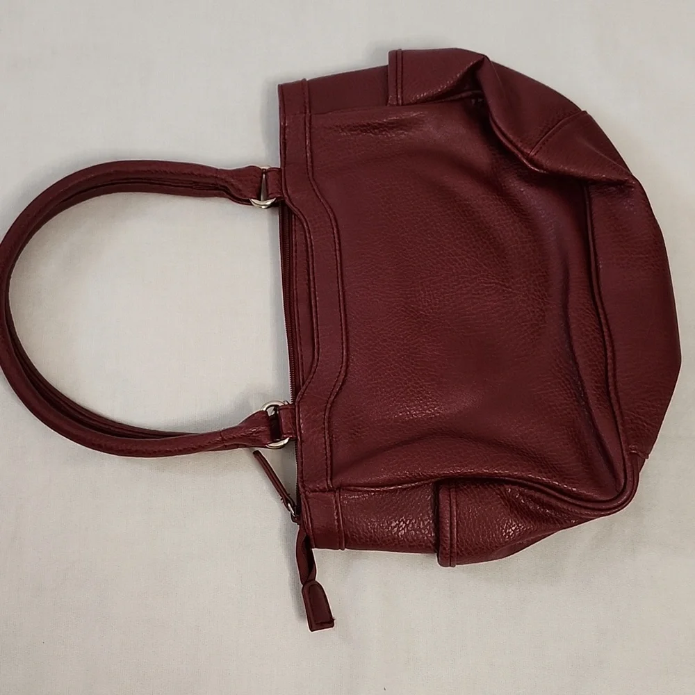 MultiSac Burgundy Handbag W/ Two Black Hobo Bags